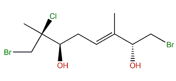 (2R,3E,6R,7S)-1,8-Dibromo-7-chloro-3,7-dimethyl-3-octene-2,6-diol